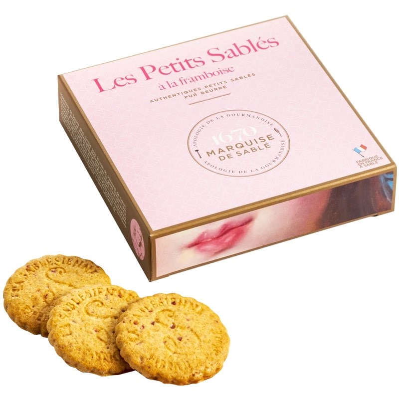 La Sablesienne Raspberry Shortbread Cookies (100 g)