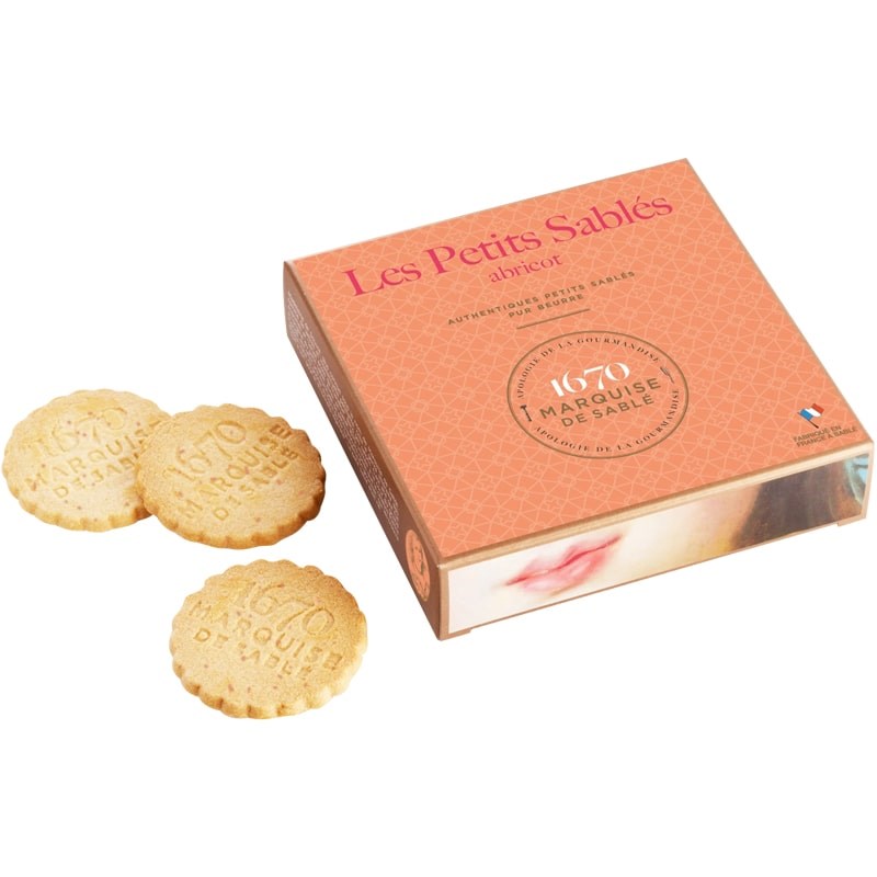 La Sablesienne Apricot Shortbread Cookies (100 g)