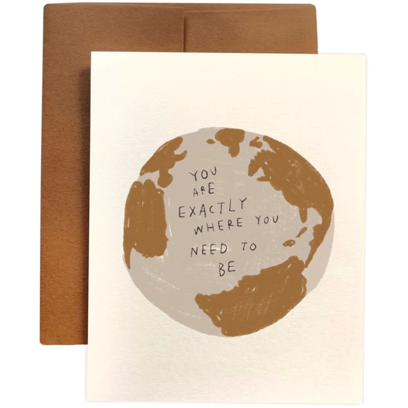 Rani Ban Co You Are Exactly Where You Need To Be Card (1 pc)