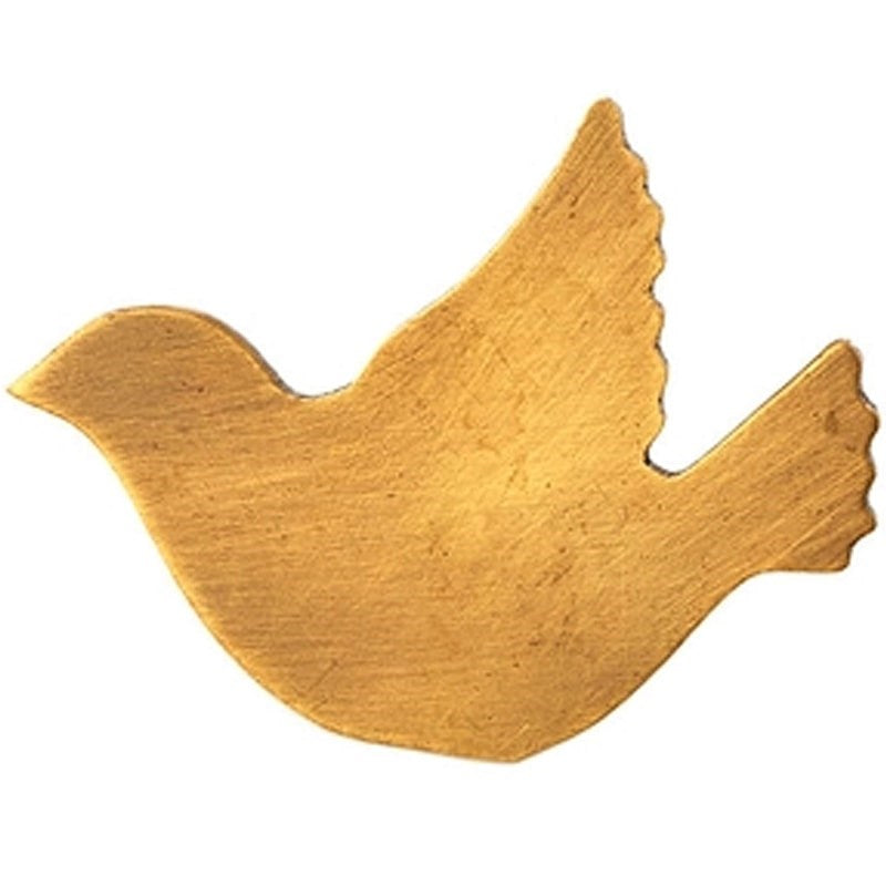 Fog Linen Work Bird Brass Brooch Cuckoo (1 pc)