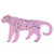 Jaguar Vinyl Glitter Sticker