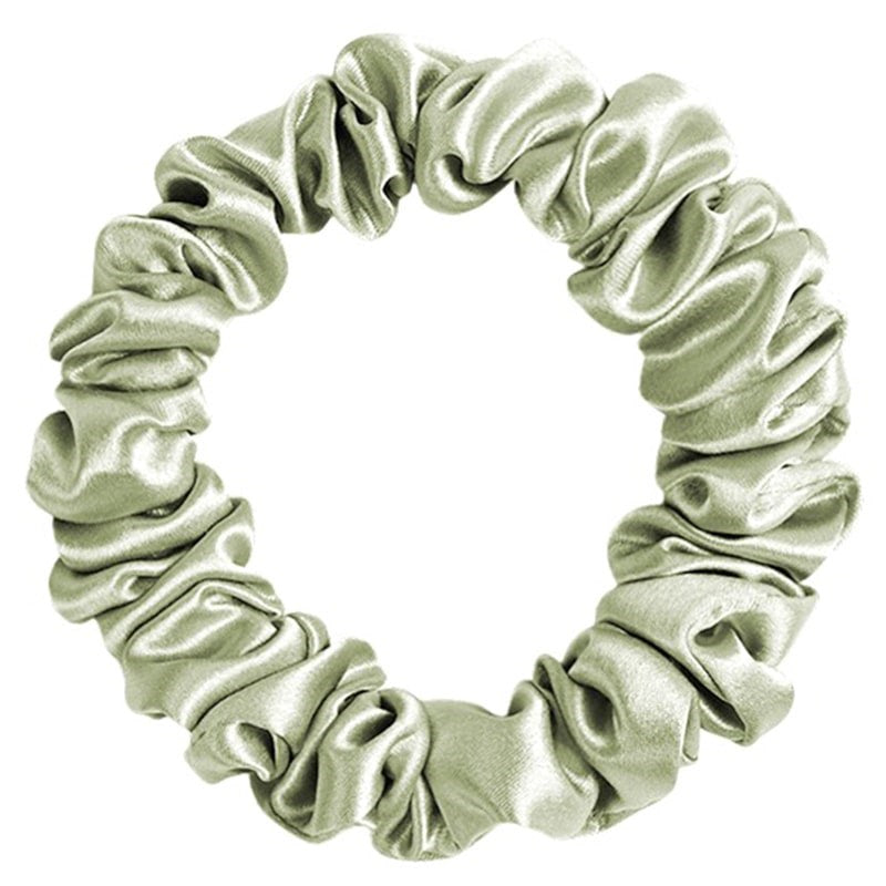 SaySilk 22 Momme Pure Silk Scrunchies - Basil (1 pc)