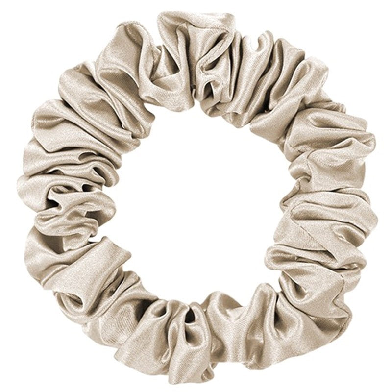 SaySilk 22 Momme Pure Silk Scrunchies - Champagne (1 pc)