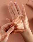 Londontown Rose Gold Hand Peel - model shown using product on hands