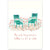 Paris Chairs Greeting Card