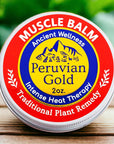 Lifestyle shot of Peruvian Gold Sore Muscle Balm (2 oz)