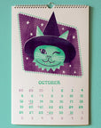 Bromstad Printing Co. 2025 Risograph Wall Calendar - Ain't Life Grand? (October)