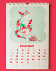 Bromstad Printing Co. 2025 Risograph Wall Calendar - Ain't Life Grand? (December)