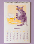 Bromstad Printing Co. 2025 Risograph Wall Calendar - Ain't Life Grand? (March)