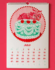 Bromstad Printing Co. 2025 Risograph Wall Calendar - Ain't Life Grand? (July)