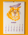 Bromstad Printing Co. 2025 Risograph Wall Calendar - Ain't Life Grand? (August)