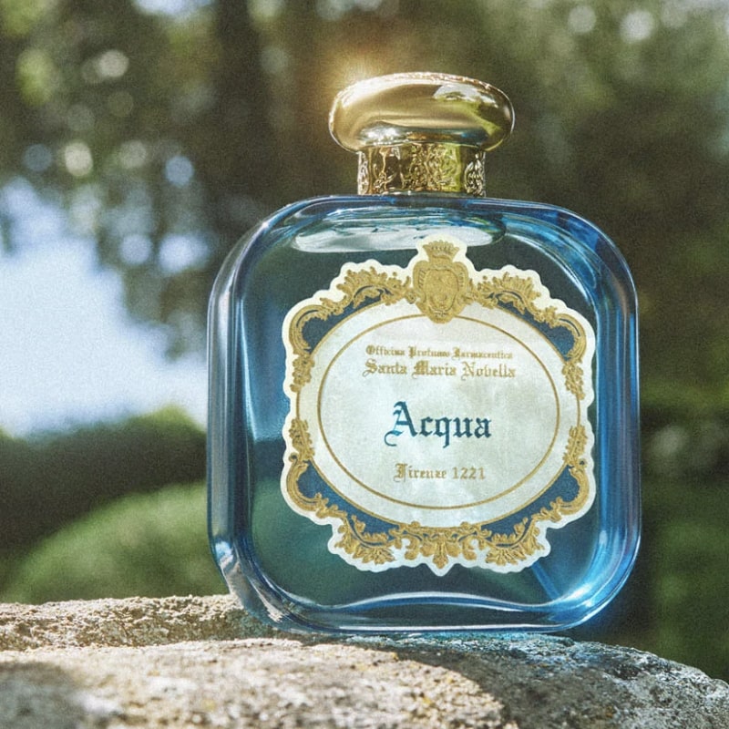 Santa Maria Novella Acqua Eau de Parfum - product shown on rock