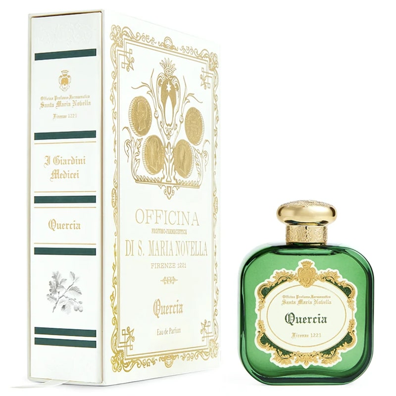 Santa Maria Novella Quercia Eau de Parfum - product shown next to packaging