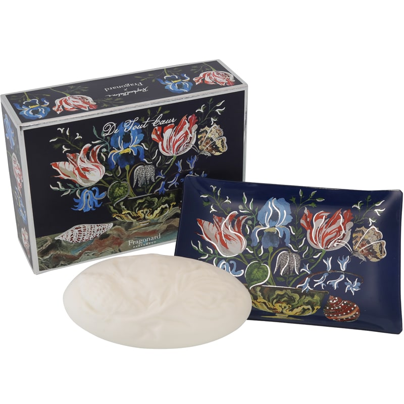 Fragonard Parfumeur De Tout Coeur Soap And Dish Set (2 pcs)