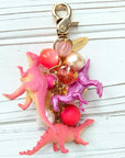 Lenora Dame Favorite Dinosaur Purse Charm in Taffy Pink (1 pc)