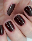 Tenoverten Nail Polish - Church - model shown with product on fingernails