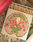 Archivist With Love X Blumenhaus Flower Matchbox - product shown in drawer