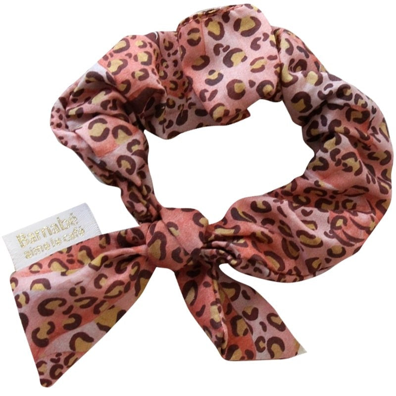 Barnabe Aime Le Cafe Liberty Hair Scrunchie - Leopard (1 pc)