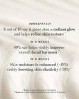 Chantecaille 24K Gold Cream Intense - product info graphic showing clinical results