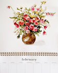 Emily Lex Studio 2025 Bouquets Calendar (February)