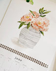 Emily Lex Studio 2025 Bouquets Calendar (June)