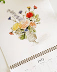 Emily Lex Studio 2025 Bouquets Calendar (July)