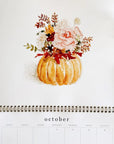 Emily Lex Studio 2025 Bouquets Calendar (October)