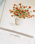 Emily Lex Studio 2025 Bouquets Calendar (November)