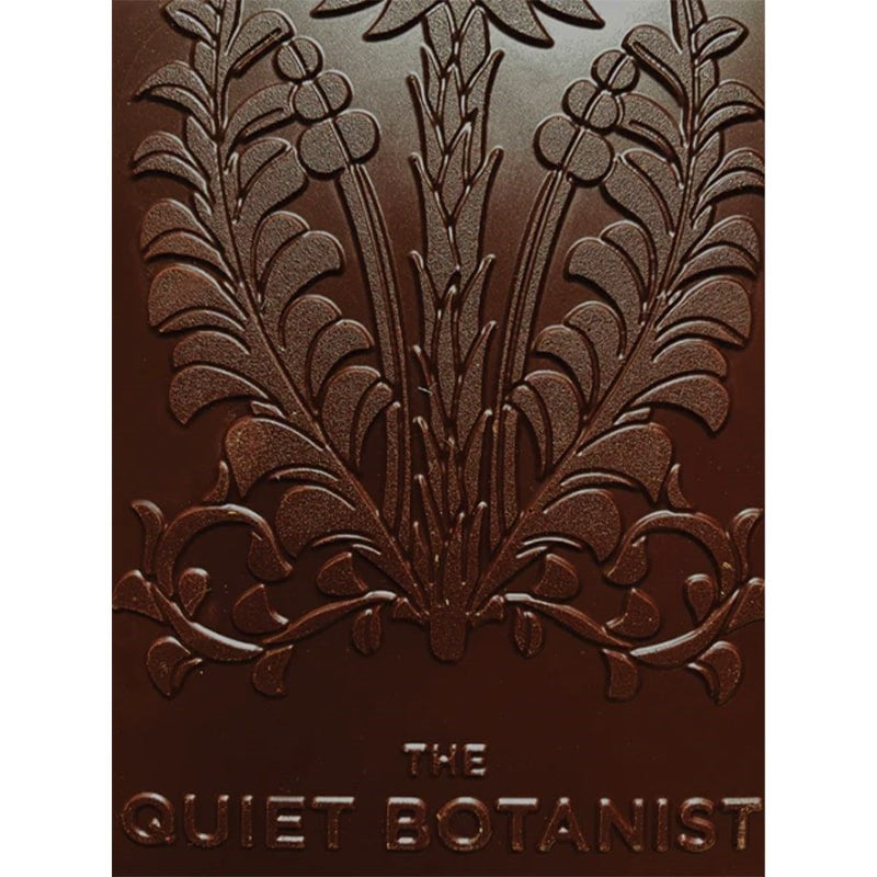 The Quiet Botanist The Morning Glory Chocolate Bar - close up of product