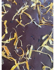 The Quiet Botanist The Morning Glory Chocolate Bar - close up of backside of product