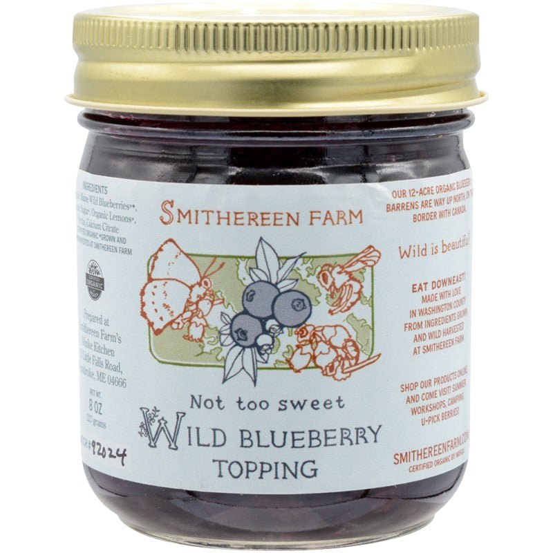 Smithereen Farm Organic Wild Blueberry Topping (8 oz)