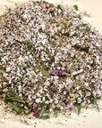 Smithereen Farm Zerba Herb Salt - product shown in pile on table