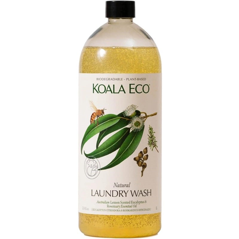 Koala Eco Natural Laundry Wash - Lemon Scented Eucalyptus and Rosemary (33.8 oz)