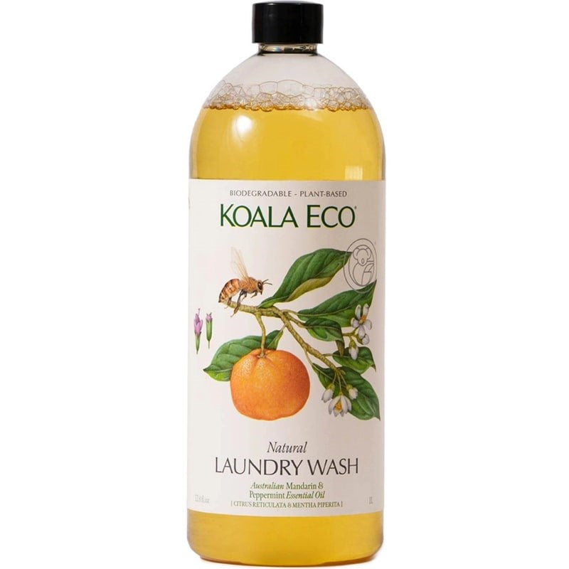 Koala Eco Natural Laundry Wash - Mandarin and Peppermint (33.8 oz)