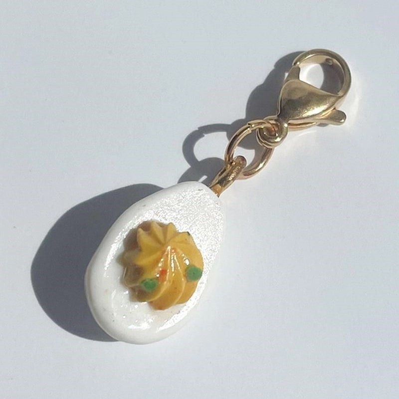 Bold Blossom Shop Deviled Egg Bag Charm (1 pc)