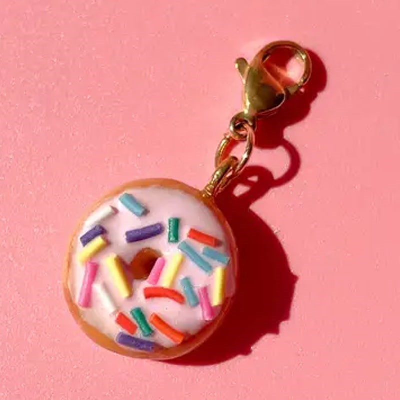 Bold Blossom Shop Donut Bag Charm (1 pc)