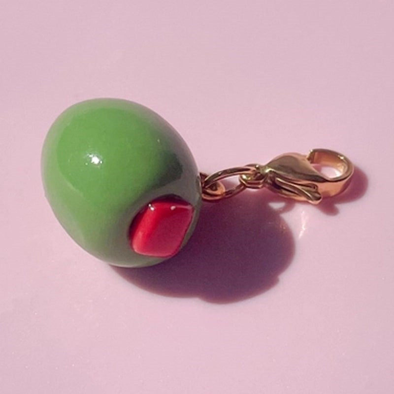 Bold Blossom Shop Olive Bag Charm (1 pc)