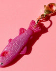 Bold Blossom Shop Pink Fancy Fish Bag Charm (1 pc)