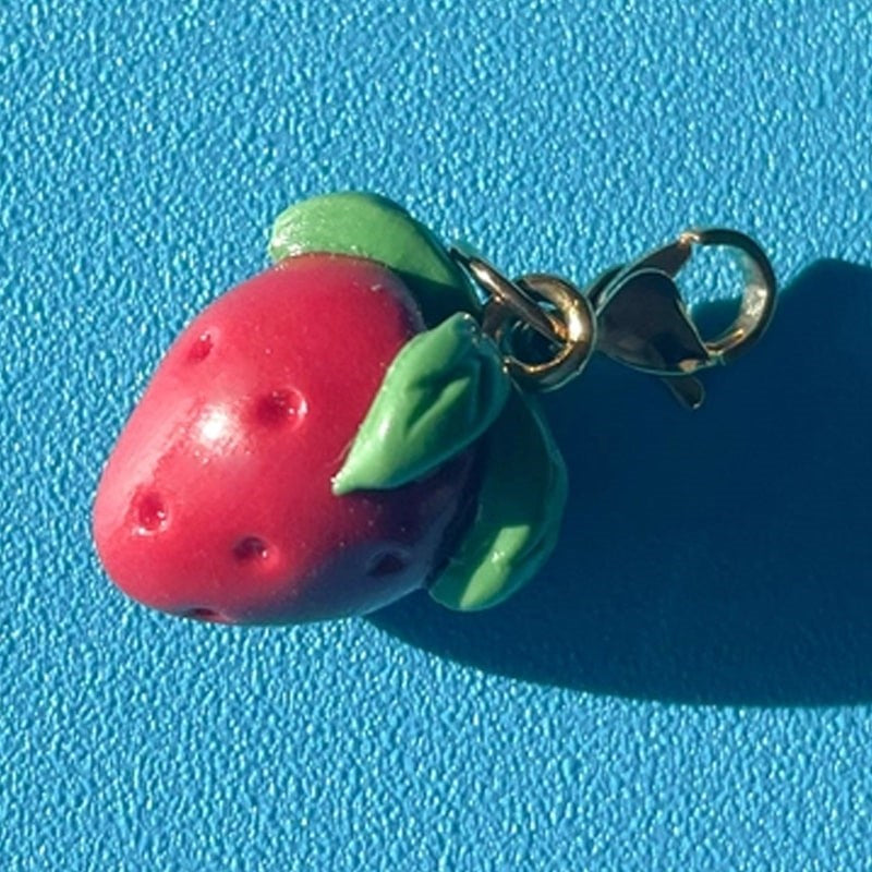 Bold Blossom Shop Strawberry Bag Charm (1 pc)