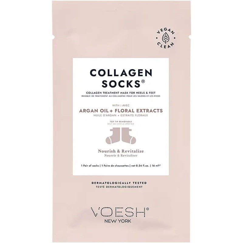 VOESH New York Collagen Socks - Argan Oil &amp; Floral Extracts (1 pair)