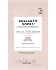 VOESH New York Collagen Socks - Argan Oil & Floral Extracts (1 pair)