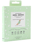 VOESH New York Moisturizing Heel Socks - Green (1 pair)