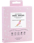 VOESH New York Moisturizing Heel Socks - Pink ( 1 pair)