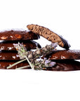 Wooden Table Baking Company Lavender & Chocolate Tea Cookies - Gluten Free - products shown ext to lavender 