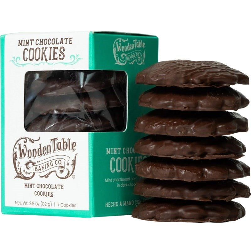 Wooden Table Baking Company Mint & Chocolate Tea Cookies - Gluten Free (7 pcs)