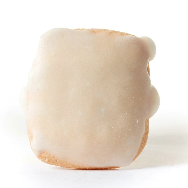 Wooden Table Baking Company Rosewater & Meringue Glazed Cookies - close up of product texture