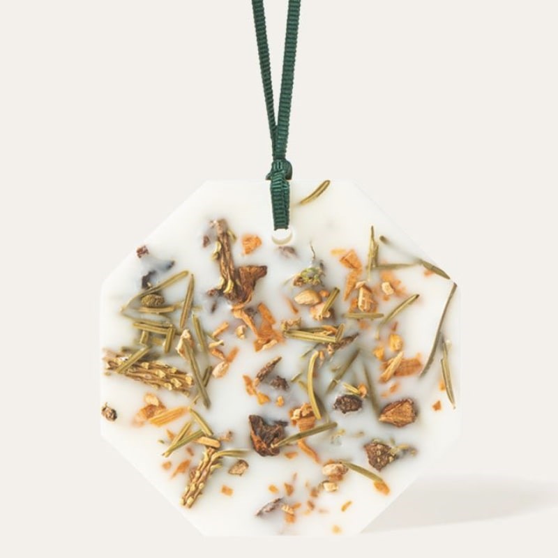 Carriere Freres Winter Forest Botanical Palet - product shown hanging from string