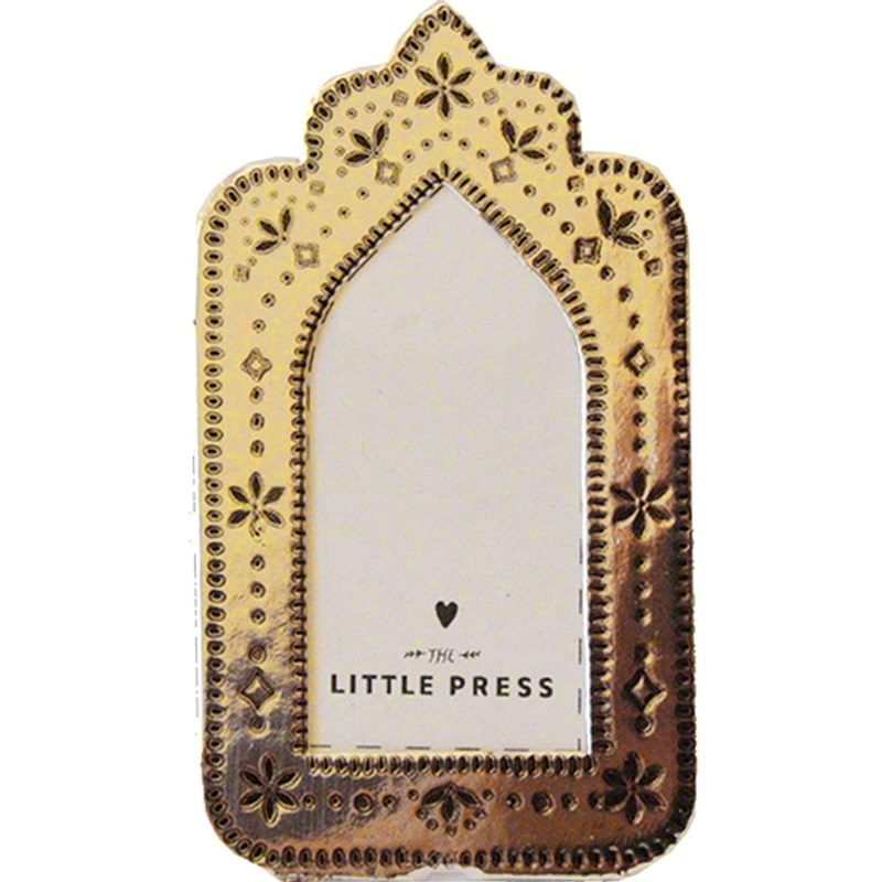 The Little Press Faux Tin Mini Arch Frame - Gold (1 pc)