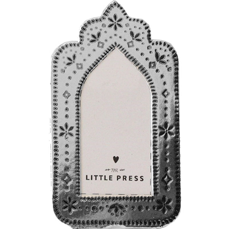 The Little Press Faux Tin Mini Arch Frame - Silver (1 pc)