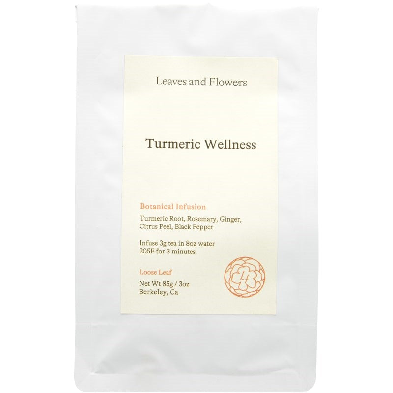 Leaves and Flowers Turmeric Wellness Loose Leaf Tea (3 oz)